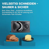 Severin As 9595 All-Slicer For Bread, Cheese, Meat & Vegetables - Adjustable Thickness