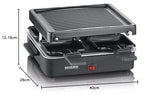 Severin Mini Raclette Grill For 4 Persons - Safe And Compact Design