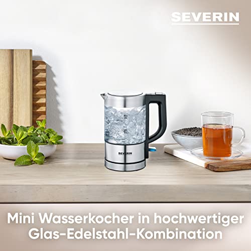 Severin Mini Glass Kettle 0.5 L - Compact & Powerful Design