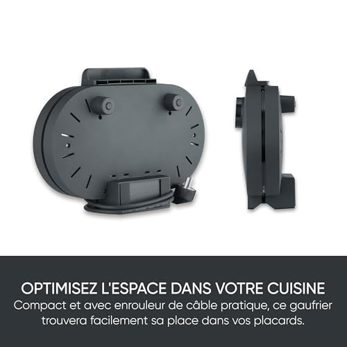 Severin Black Line Duo-Waffle Maker - Perfect Heart-Shaped Waffles
