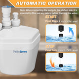 Patio Zone Advanced Utility Sink Pump-Pro - Compact Drain Pump For Waste Water Removal
