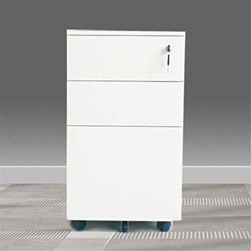 Wopoos Office Cabinet - Lockable Metal File Cabinet For Files & Folders