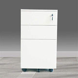 Wopoos Office Cabinet - Lockable Metal File Cabinet For Files & Folders