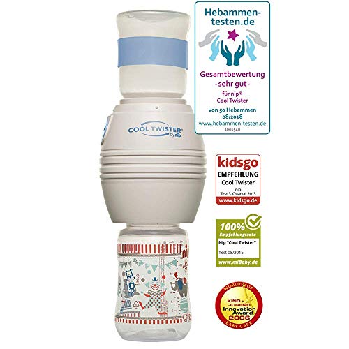 Nip Baby Cool Twister Bottle With Measuring Cups & Silicone Ring