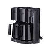 Severin Ka 9315 Duo Filter Coffee Maker With 2 Thermojugs For 16 Cups