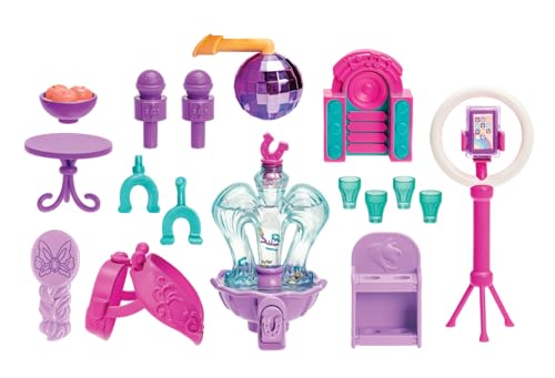 Jakks Pacific Wild Manes Horse Toys Perla'S Clubhouse Trailer Playset - Over 25 Interactive Features