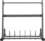 NOALED Multi-Layer Metal Dumbbell Rack - A-Frame Design