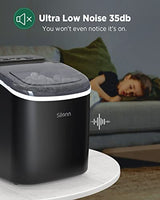 Silonn Countertop Ice Maker - Quick Ice Production & Portable Design