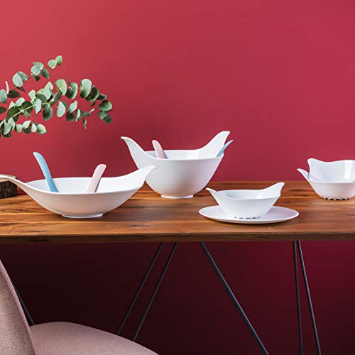 Koziol Leaf Xl+ Extra Large Plus Salad Bowl With Servers - Eco-Friendly Design