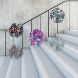Funmo Pack Of 4 Space Jump Balls - High Jumping Rubber Balls For Stress Relief