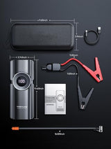 Trekure 5-In-1 Car Battery Jump Starter With Air Compressor & Led Light