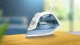 Philips Steam Iron 2000 Series - 2000W, 25 G/Min Continuous Steam, Lightweight