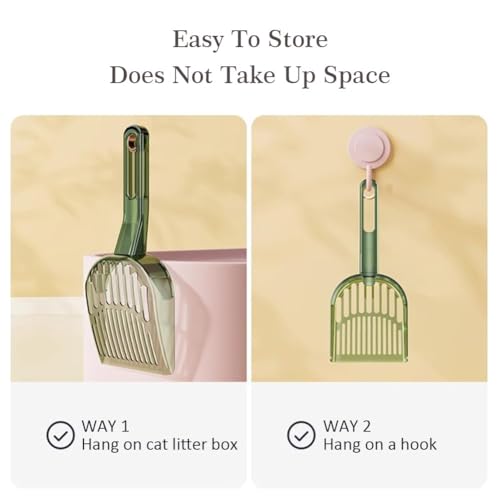 Terrifi Cat Litter Scoop - Portable & Versatile With Effortless Cleaning