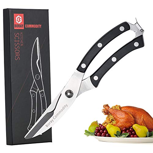 Boray Commodity Poultry Shears Multifunctional Kitchen Scissors - Heavy Duty & Sharp