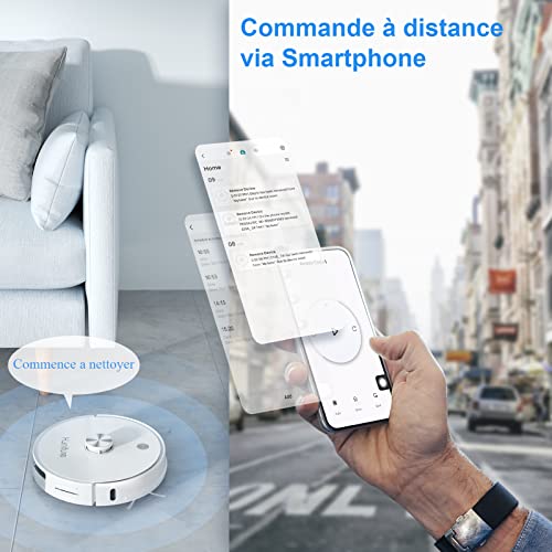 Honiture Robot Vacuum Cleaner Q6 Pro - Wifi/App/Alexa Control & 5-Stage Mapping