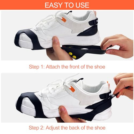 Rseuphiee Non-Slip Crampons With 10 Teeth For Winter Hiking
