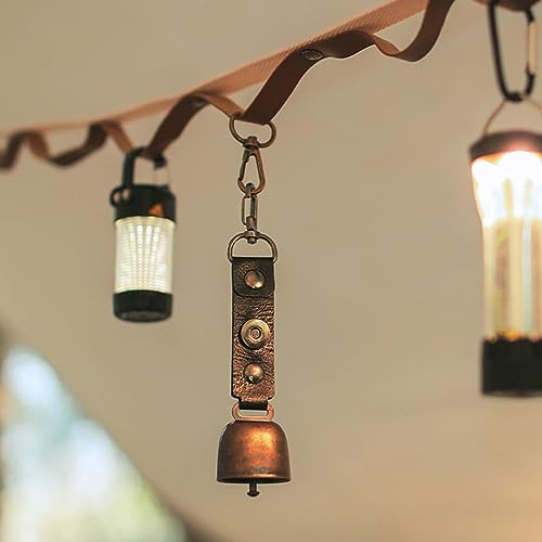 Ksiee Bear Bell For Bear Deterrent With Magnetic Silencer & Carabiner