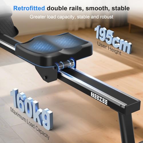 Neezee Rowing Machine With Water Resistance & Lcd Display