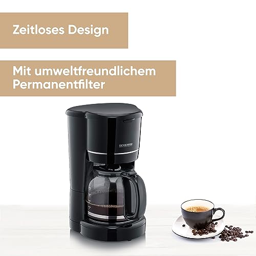Severin Ka 4320 Filter Coffee Machine For 10 Cups With Permanent Filter