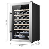Cecotec Bolero Grandsommelier Wine Cellar - 24 Bottles With Adjustable Temperature