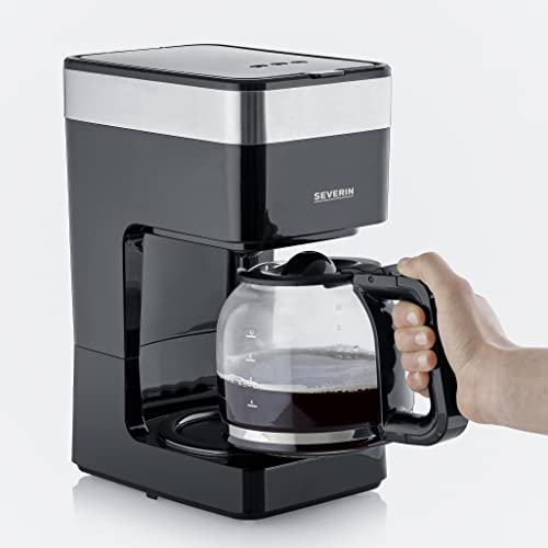 Severin Ka 9263 Filter Coffee Machine With Glass Jug & Warming Plate