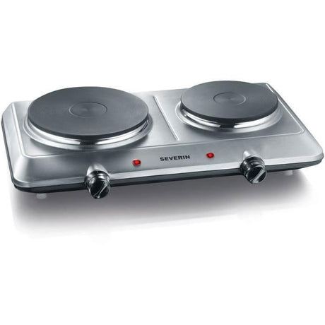 Severin DK 1014 Hot Plate in black stainless steel with adjustable temperature control