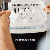 Silonn Countertop Ice Maker - Portable Ice Maker With Self-Cleaning Feature