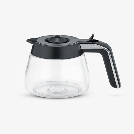 SEVERIN Glass Jug for Filka coffee machines, featuring a removable lid and 1.1L capacity.