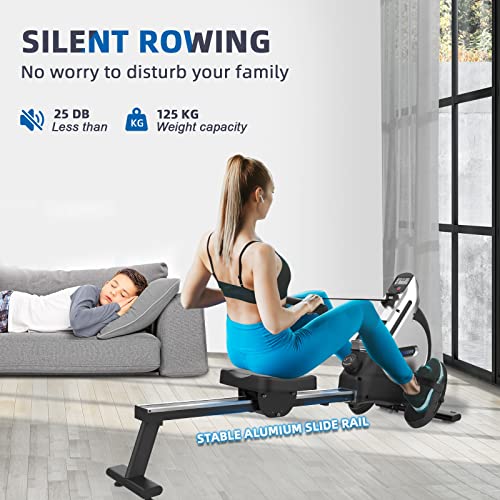 Neezee Rowing Machine With 16 Levels Of Resistance For Home Gym