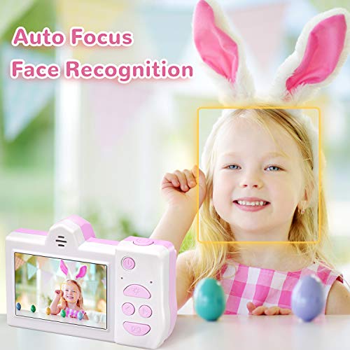 Ohuhu Girls Camera Toy With 16Gb Sd Card - 18Mp Hd Fun