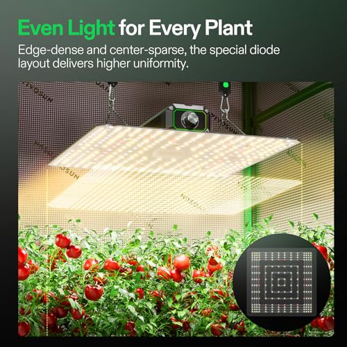 Vivosun Vs1000 Led Grow Light For Indoor Plants - Dimmable & Efficient