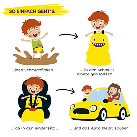 Schmuki Children'S Dirt Bag Foot Muff For Car Seats & Buggies - Easy To Use