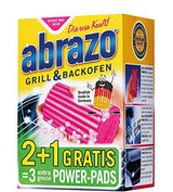 abrazo Grill & Oven Extra Large Steel Wool Power Pads in a pack of 3