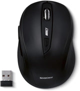 Silvercrest Wireless Ergonomic Right-Hand Mouse Black