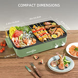 Audecook Electric Hot Pot With Grill - 2 In 1 Multifunctional