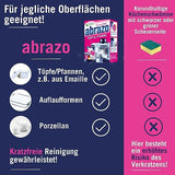 Abrazzo Cleaning Pads | 8 Kitchen & Grill Cleaning Sponges With Natural Soap