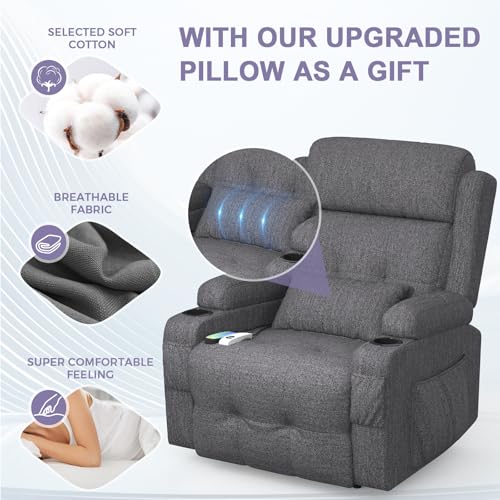 Baretay Recliner Armchair With Massage & Heat - Ultimate Relaxation