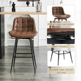 Mjih 26” Bar Stools Set Of 2 - 360° Swivel Comfort