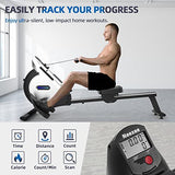Neezee Rowing Machine With 16 Levels Of Resistance For Home Gym