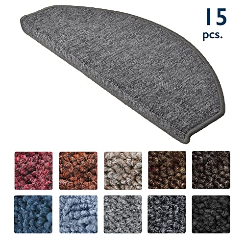 Beautissu Anti Slip Stair Carpet Treads - Safety & Noise Reduction