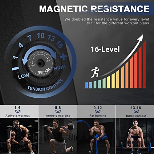 Neezee Rowing Machine - Foldable Design With Lcd Monitor & 16 Levels Resistance