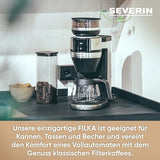 Severin Filka Ka 4852 Fully Automatic Coffee Machine - 5-In-1 With Grinder