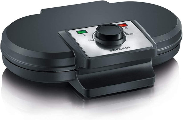 SEVERIN WA 2106 Double Waffle Iron in black with double waffle plates