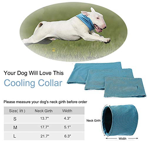 Coppthinktu Dog Cooling Bandana - Instant Relief For Pets In Summer