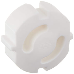 ABUS Greta 76975 Socket Fuse Plug-In Child Lock in white, pack of 6, designed for child safety.