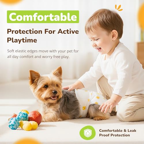 Pet Magasin Reusable Dog Nappies - Xs, Highly Absorbent & Eco-Friendly