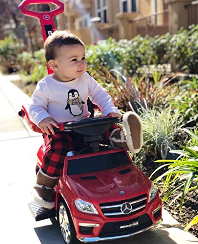 Moderno Kids Ride On Push Car Stroller - Converts To Swing - Fun For Ages 1-3