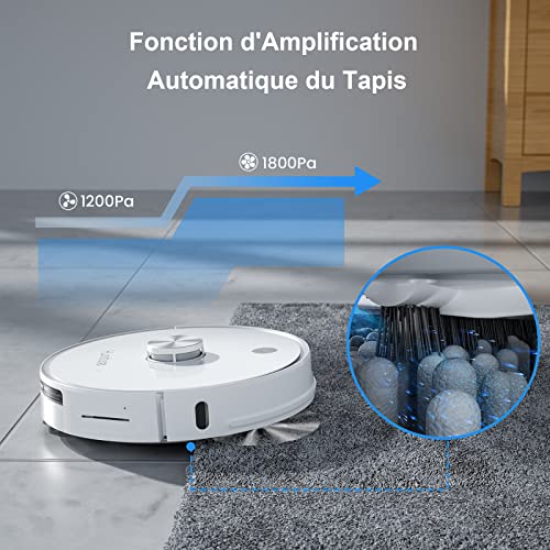 Honiture Robot Vacuum Cleaner Q6 Pro - Wifi/App/Alexa Control & 5-Stage Mapping