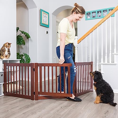 Primetime Petz 360 Configurable Freestanding Dog Gate With Door - Safe & Secure