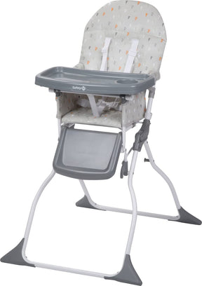 Safety 1st Keeny Baby High Chair in Warm Grey, compact and foldable design